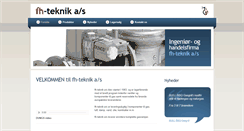 Desktop Screenshot of fh-teknik.dk
